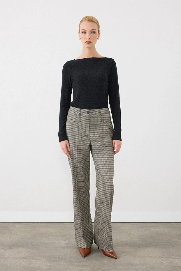 Kazayağı Straight Fit Pants - Green