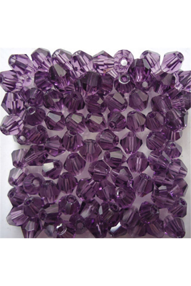 3mm 100pcs purple 3mm 4mm 6mm 8mm Bicone Faceted Crystal beads Austria Glass Beads Loose Beads Space