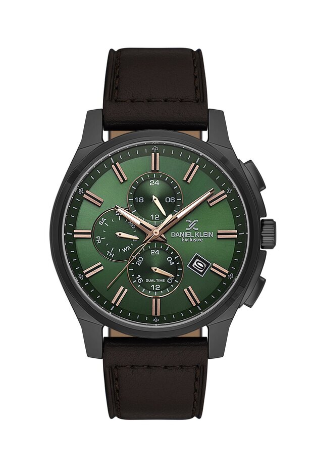 Black Green Brown Color Inner Indicators Active Gift Packaged Men Wristwatch