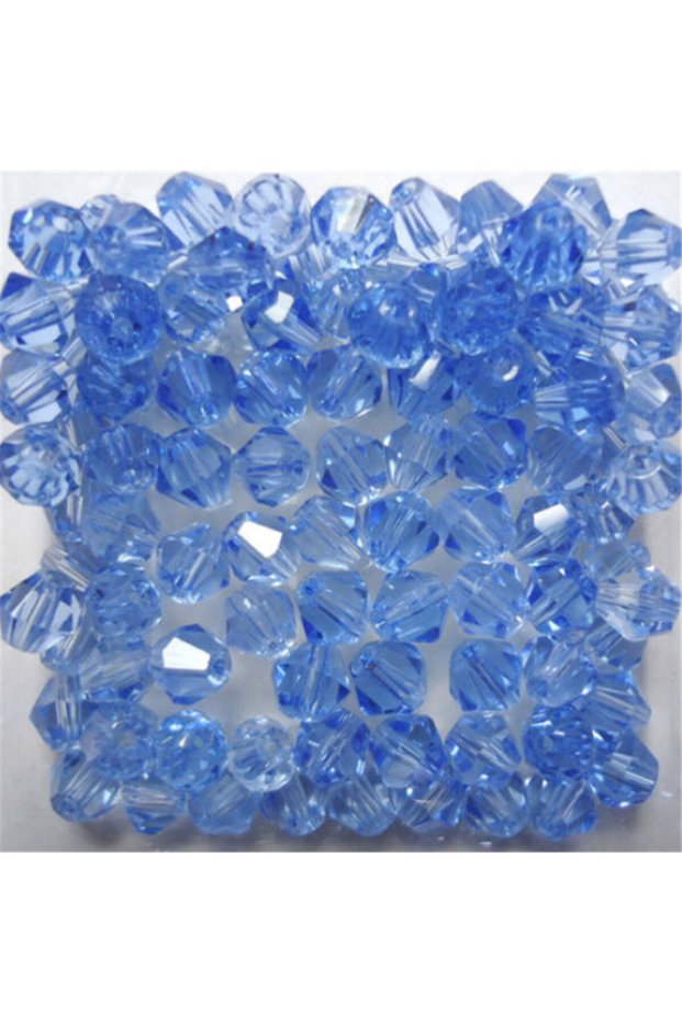 4mm 100pcs light blue 3mm 4mm 6mm 8mm Bicone Faceted Crystal beads Austria Glass Beads Loose Beads S
