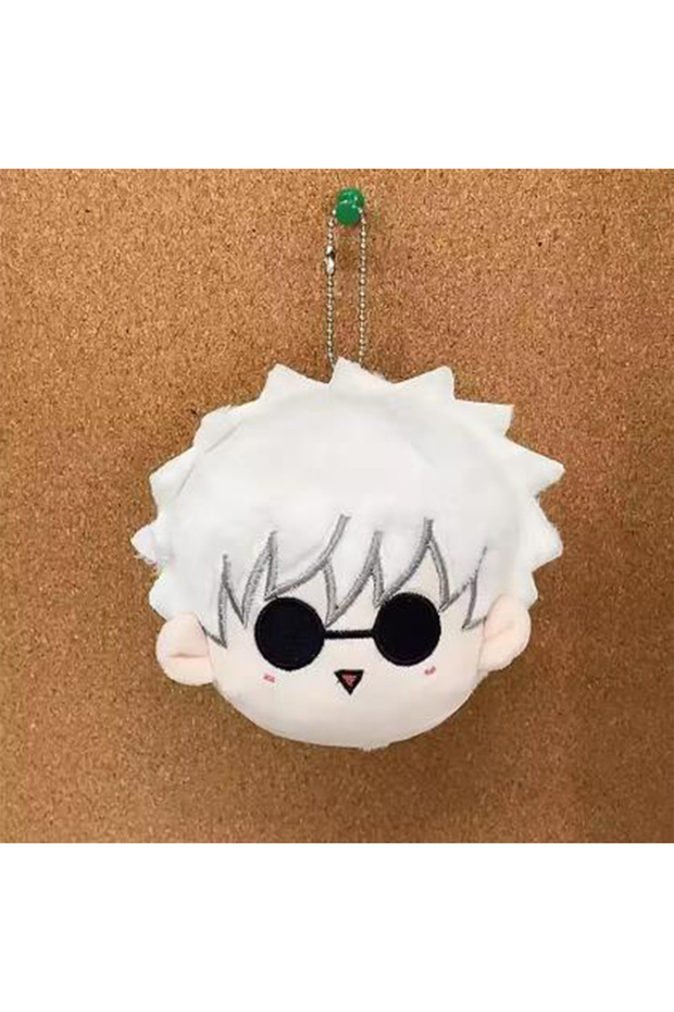 JJK-plush-3 Anime Jujutsu Kaisen Plush Pendan Keychain Gojo Satoru Geto Dolls School Bag Pendants Ge