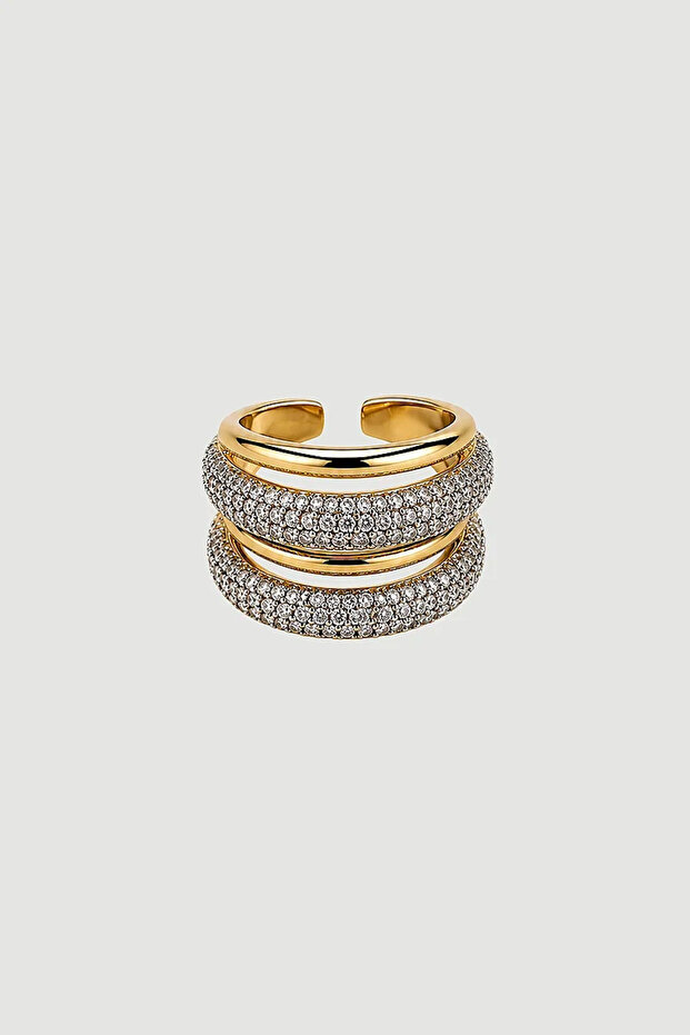 Stone Ring - Gold