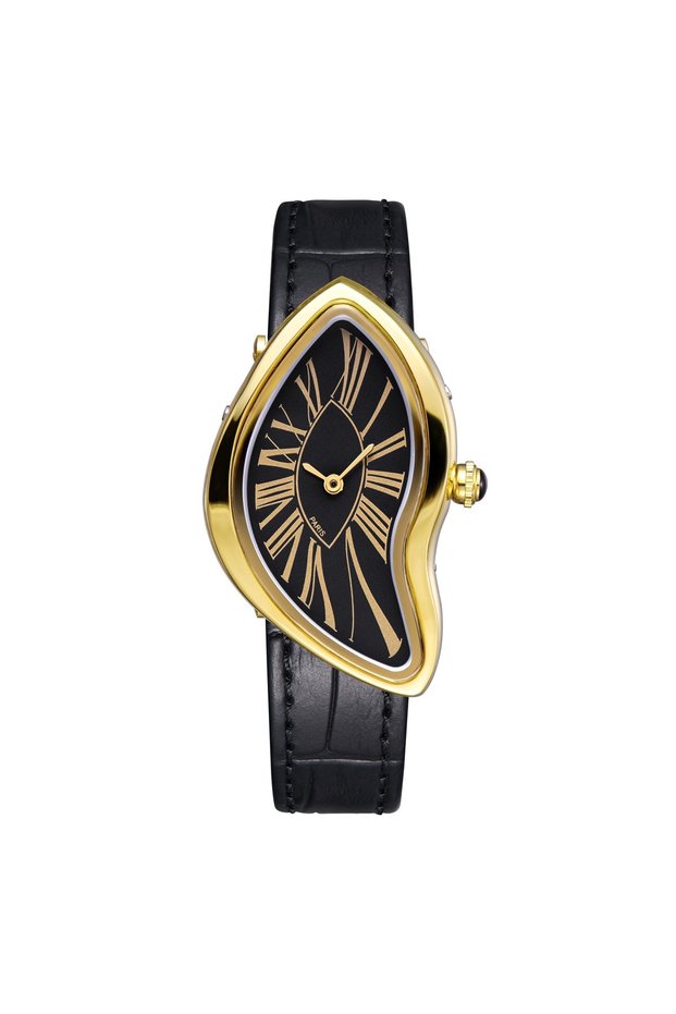 MM075-4 Creative Fusion Luxury Watch Men's and Women's Fashion Simulation Quartz Watch Leather Strap