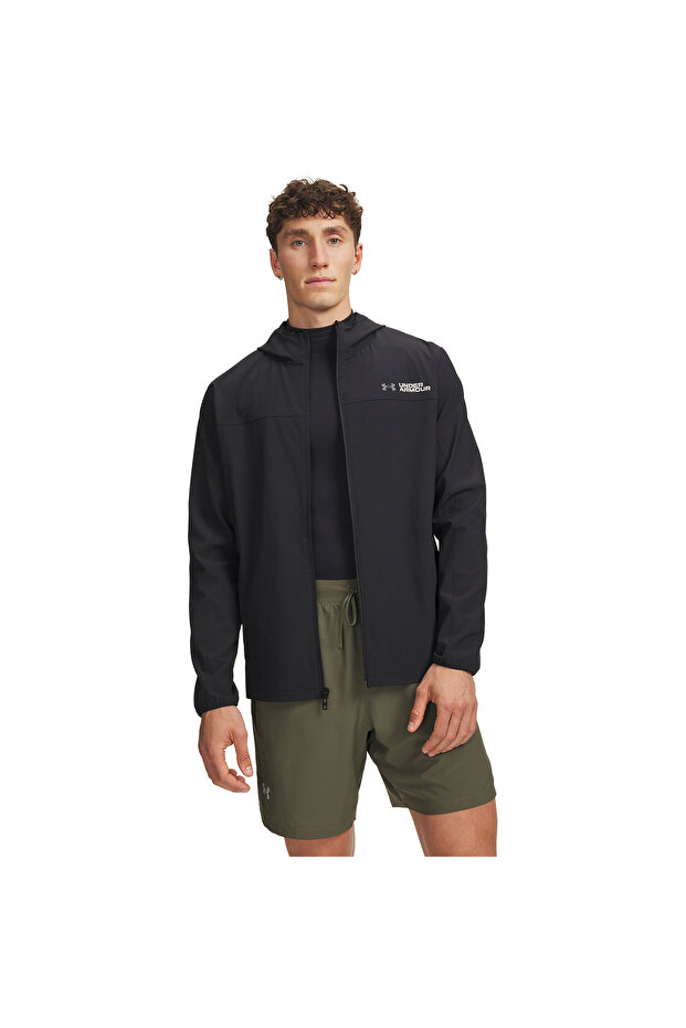 Velociti Storm Men's Black Hooded Jacket