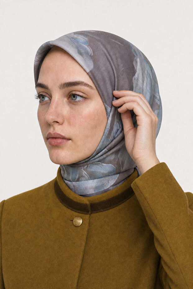 وشاح عضوي بنمط الحديقة