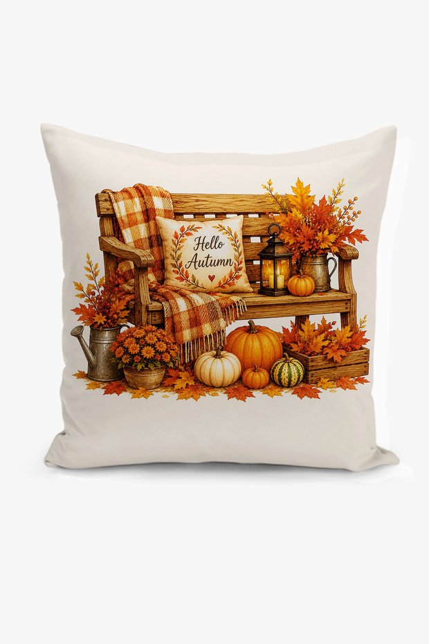 Double-Sided Digital Print Throw Pillow Cover - Autumn Series