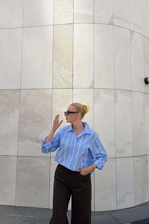 Glitter Striped Shirt