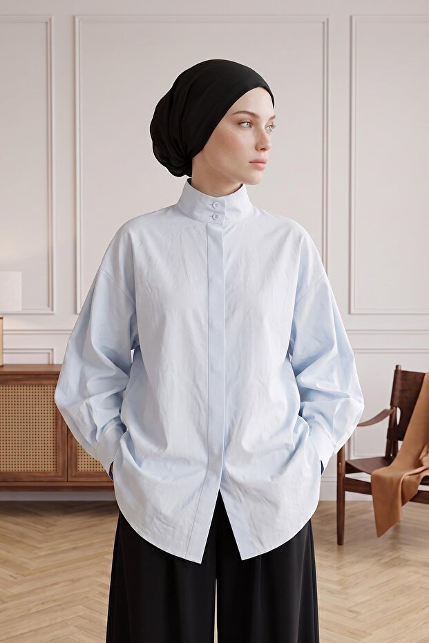 Chiffon Bonnet with Back Gathering Detail, B-102S