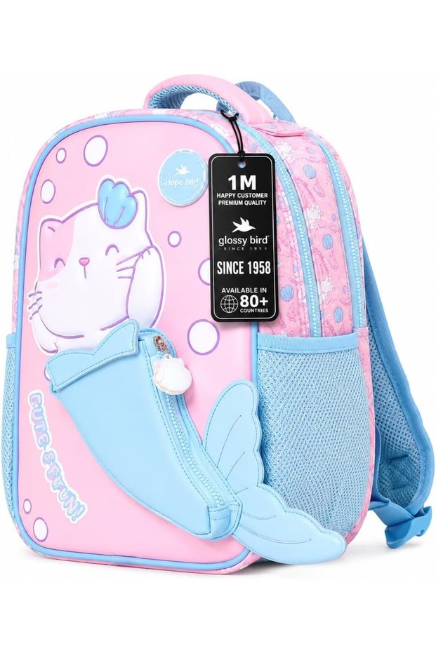 Backpack for Kids, 12 Inch Preschool School Bag for Preschool, Lightweight Ergonomic Kids Backpack, Water Resistant, Padded Breathable Back & Shoulder Straps