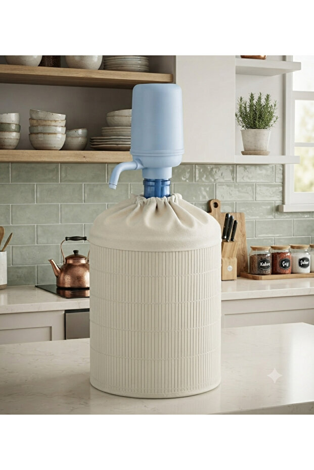 Bamboo White Wicker Bottle Cover