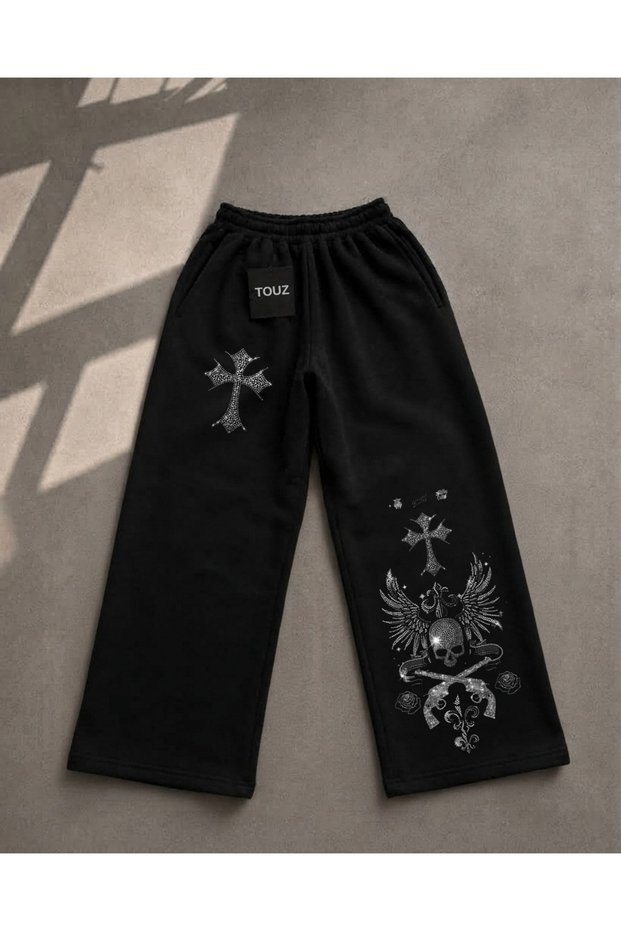 Gothic Printed Oversize Baggy Unisex Sweatpants