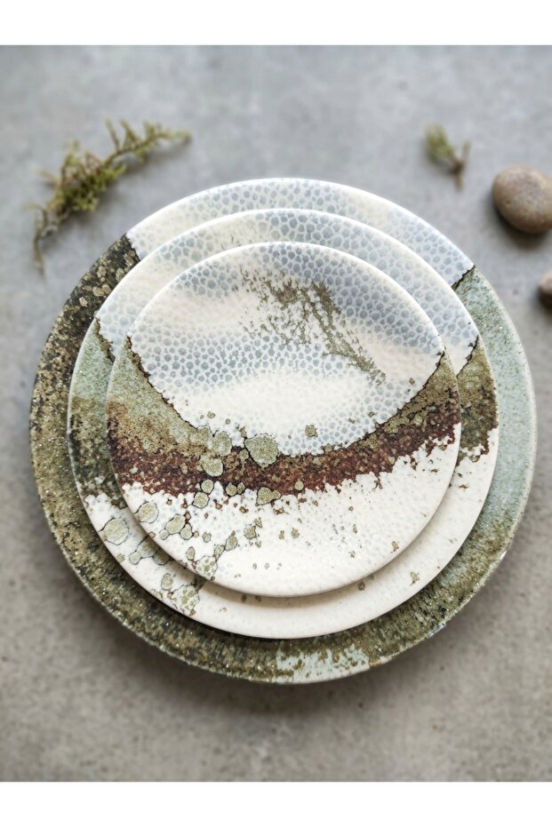 3-Piece Presentation Plate 25-21-17 cm