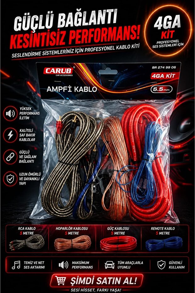 CARUB AMPFİ KABLO