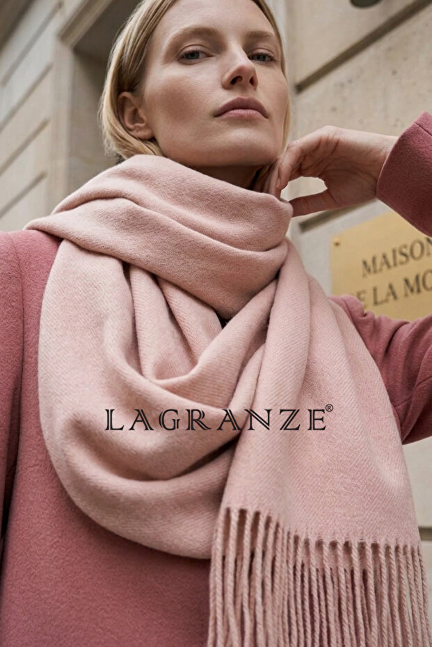 Extra Soft Textured Women's Scarf/ Shawl with Tassel Detail