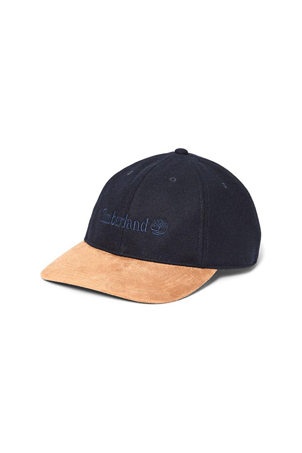 Wool Baseball Cap Men's Dark Blue Hat