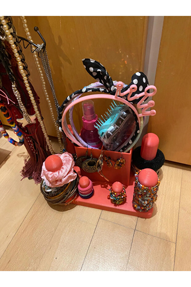 Comb, Hair Elastic, and Hairpin Organizer – Hair Accessories Holder Stand