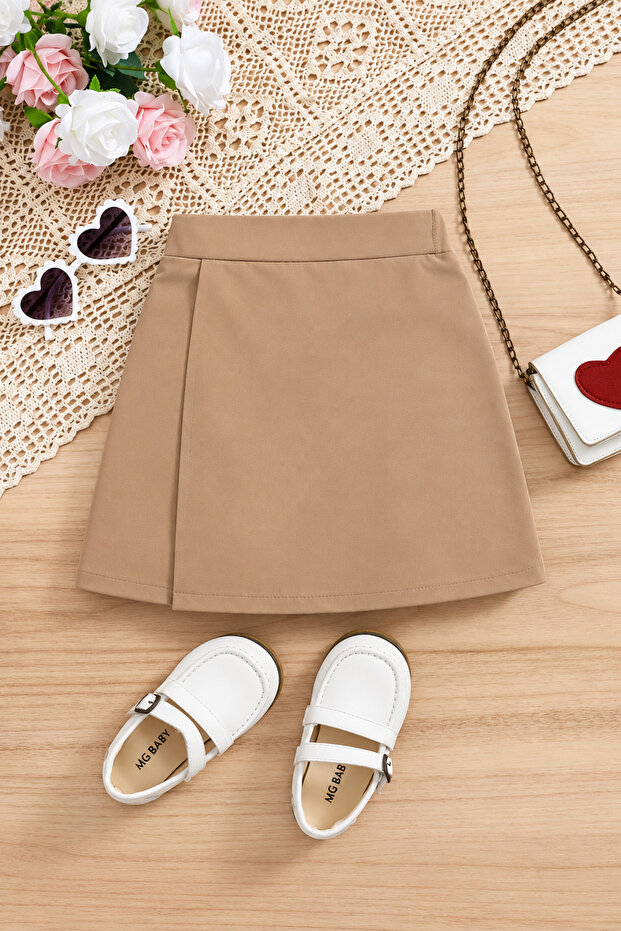 Girl's Black Shorts Skirt School