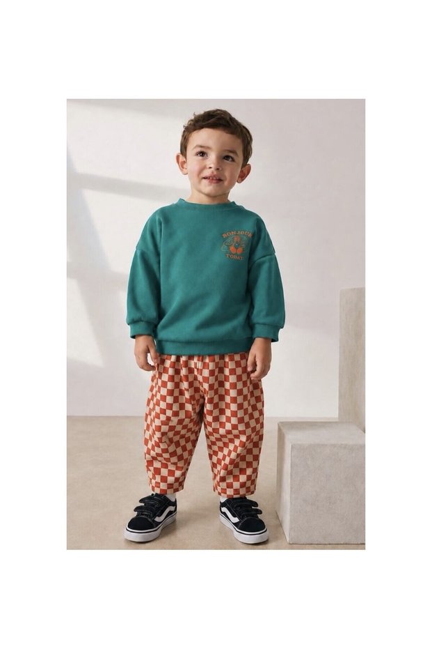 Men's Back Printed Tracksuit Set