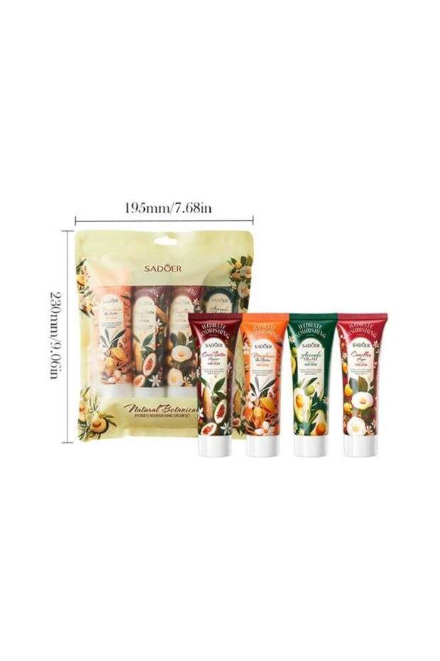 Natural Botanical Hand Cream Collection – Luxurious Moisturizing Formula with Floral & Fruit Extracts for Deep Hydration and Silky-Smooth Skin