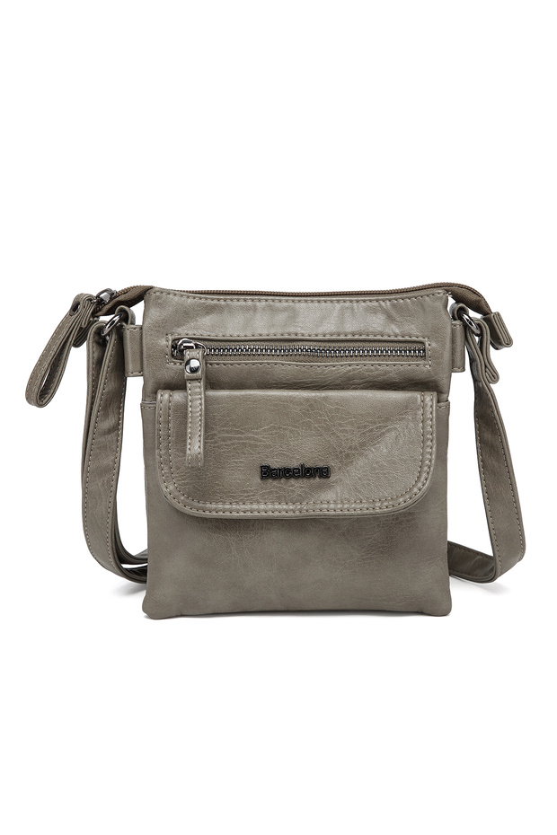 Cross Strap Mini Size Vertical Design Daily Phone and Market Bag Mint