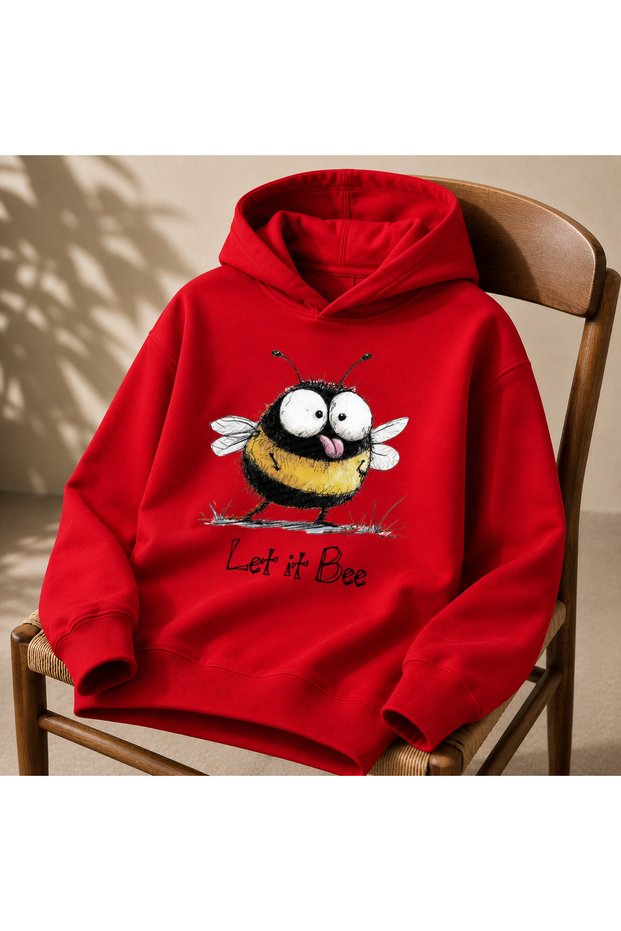 Unisex Children's Hooded Sweatshirt Printed 3-Yarn Hooded Sweatshirt -
