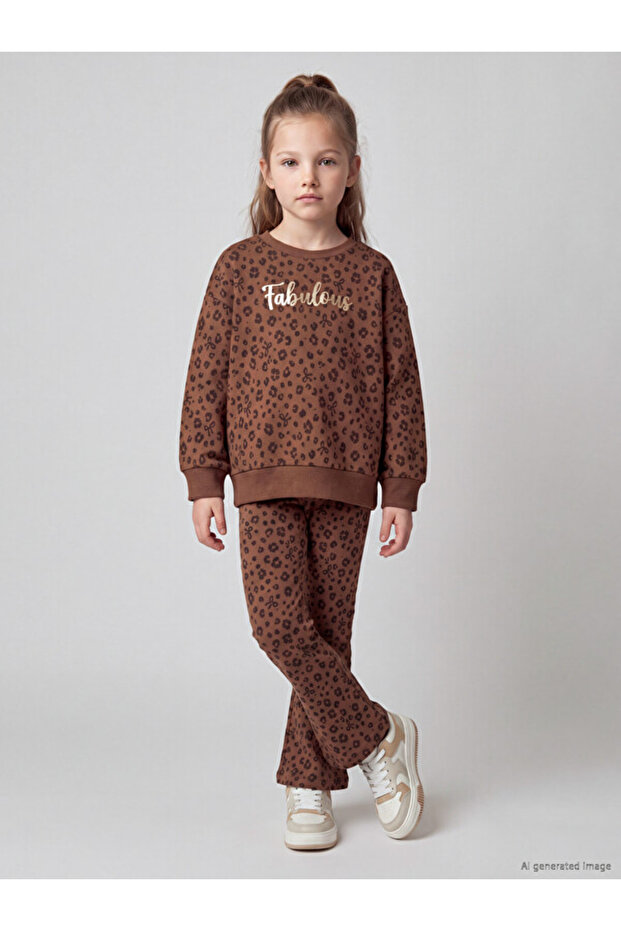 Timeless Clothing & Timeless Choices Zero Roba Collar Printed Girls' Set
