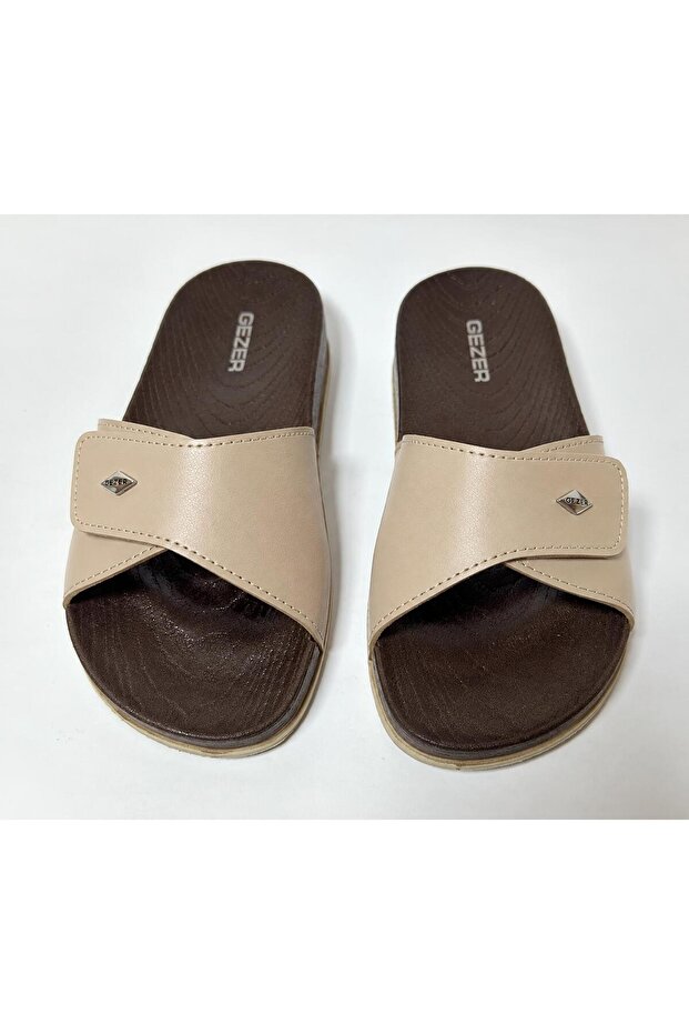 Anatomical Sole, Adjustable Velcro, Lightweight and Comfortable Women's Home, Guest and Street Slippers