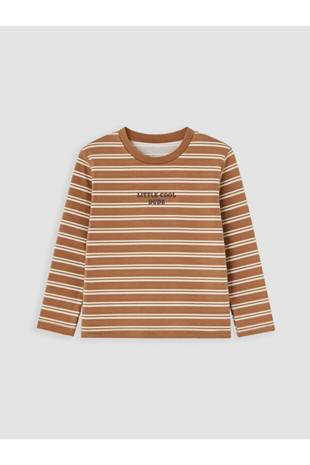 Zero Roba Collar Striped Baby Boy T-Shirt for Style Seekers from Uzg Store
