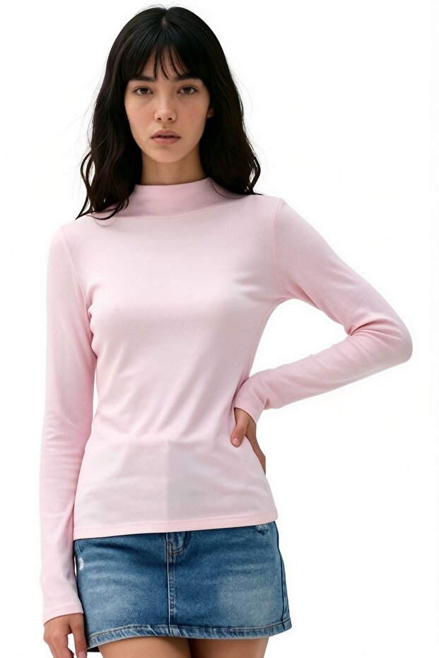 Busem Slim Fit Cotton Half Fisherman Blouse