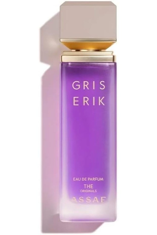 Assaf Gris Erik Eau de Parfum – 100 ml | Unisex Long-Lasting Perfume | Notes of Sandalwood, Amber, B