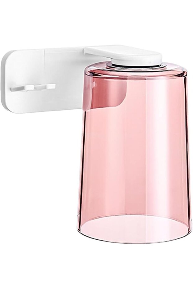 Bathroom Cups Toothbrush Holder Wall Mount Inverted Storage Organizer