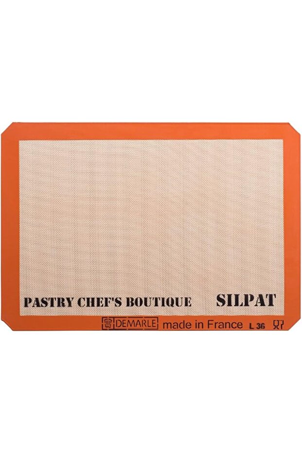 Premium Non-Stick Silicone Baking Mat, Big Sheet Pan Size (2/3 Sheet Pan) - 13.58"x 19.5" - O