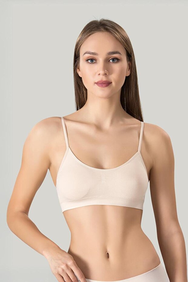 11003 Women's Black Thin Strap Bustier