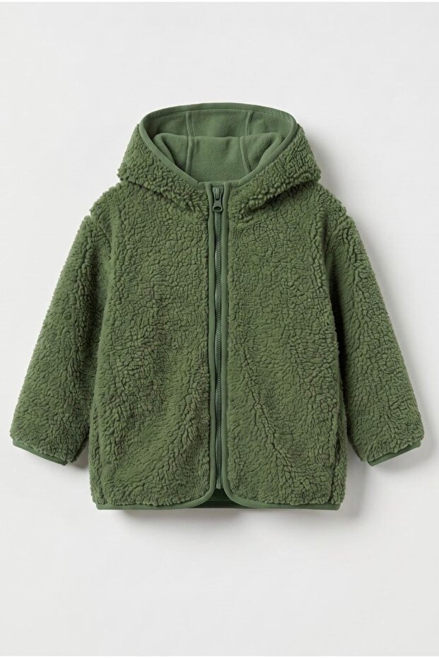 Unisex Children's Plush Cardigan