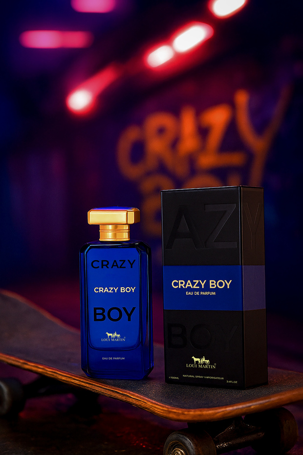 Crazy Boy Eau De Parfum 100ml | Bold & Modern Fragrance for Men | Premium EDP Perfume