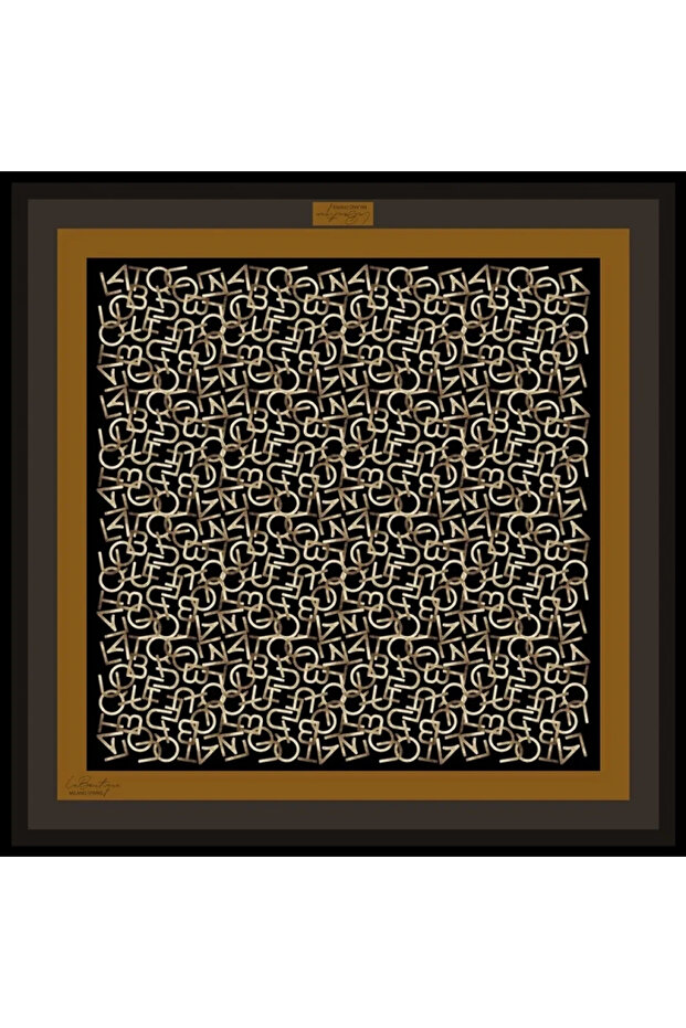 Classical Scarf - 1414 - Silk Free - 16 - 90X90