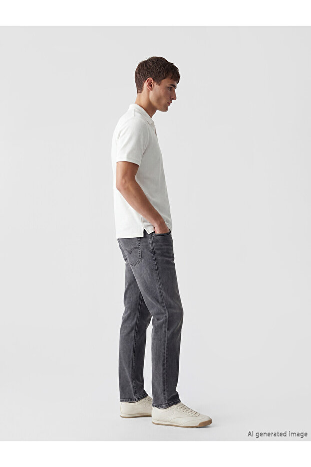 Lcw Eco Gray 779 Regular Fit Men's Jean Trousers
