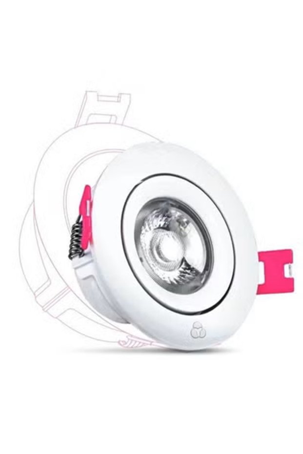 مصباح سبوت LED 7 واط 6000 كلفن برأس متحرك (MR60305)