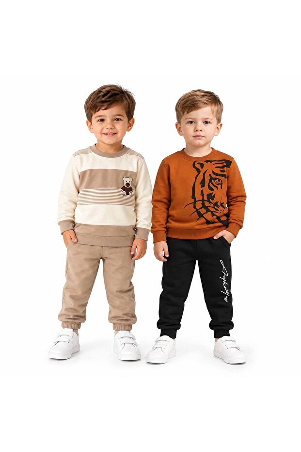 Boy's Seasonal 2-Piece Top and Bottom Tracksuit Set