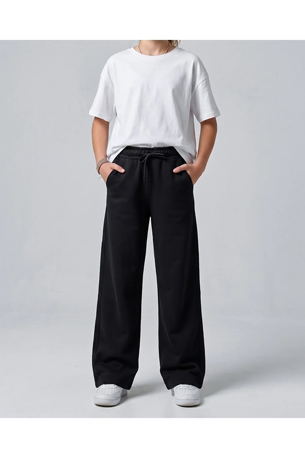 Girls' Sweatpants Wide Legs Ages 13&16