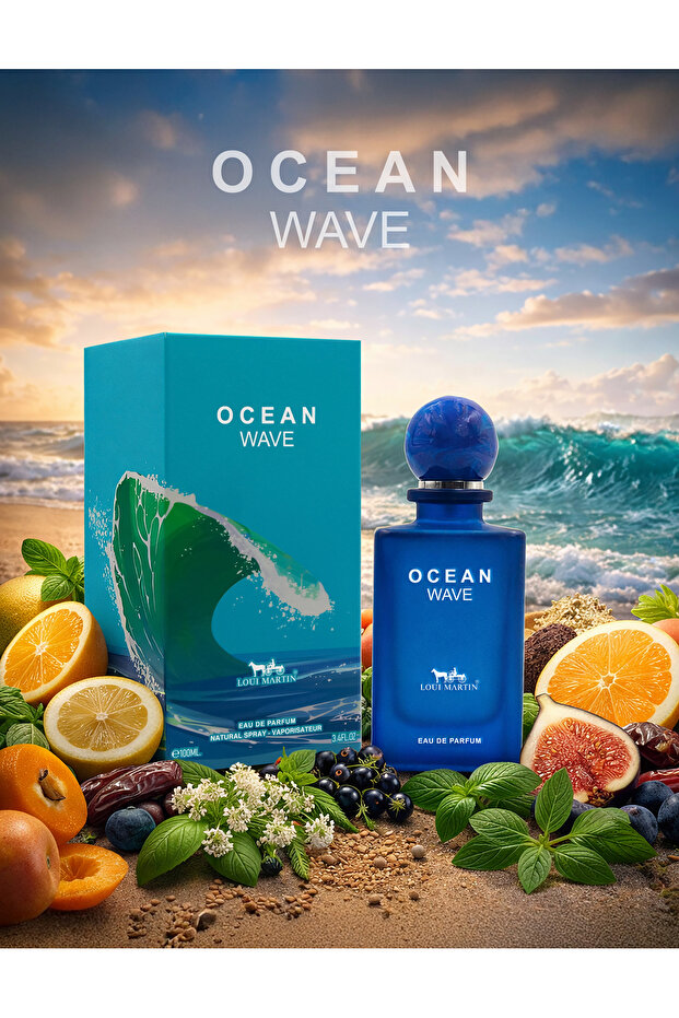 Ocean Wave Eau De Parfum 100ml | Aromatic Fruity Fragrance | For Men & Women | Fresh & Vibrant Scent