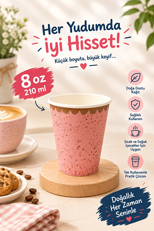 8 Oz 100 Adet