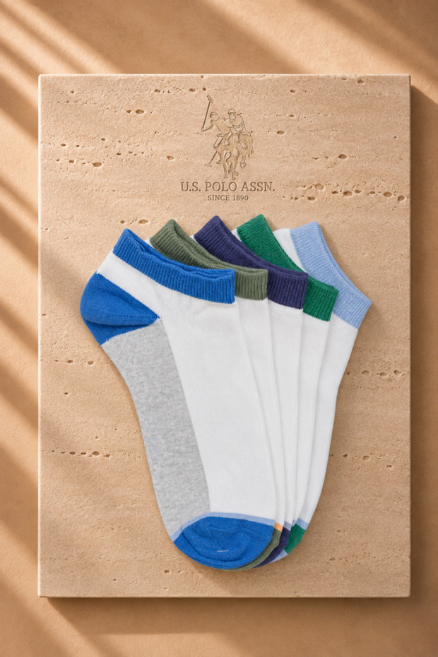 5-Piece Booties Socks