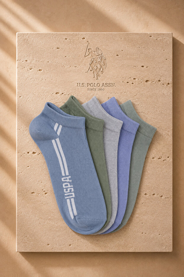 5-Piece Booties Socks