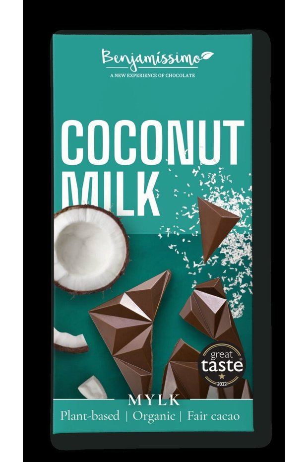 Ciocolata cu cocos, bio, 60g,