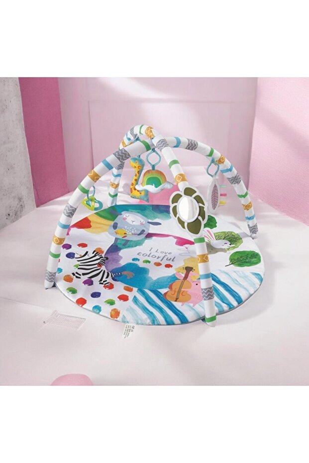 Interactive and Stimulating Play Mat for Infants, Specifically Designed to Stimulate Your Baby's Senses and Support Their Motor and Visual Development from the First Months of Life.