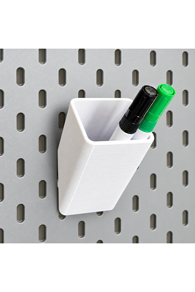 Skådis Compatible Board Storage Box and Pen Holder – Pegboard Storage Box