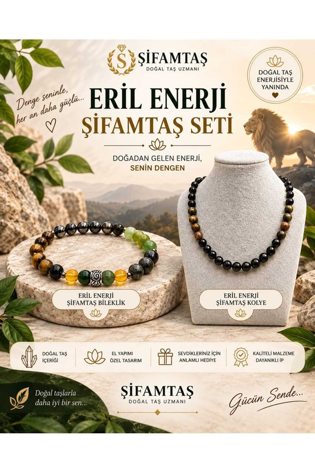 Macho Energy Set (Bracelet and Necklace)