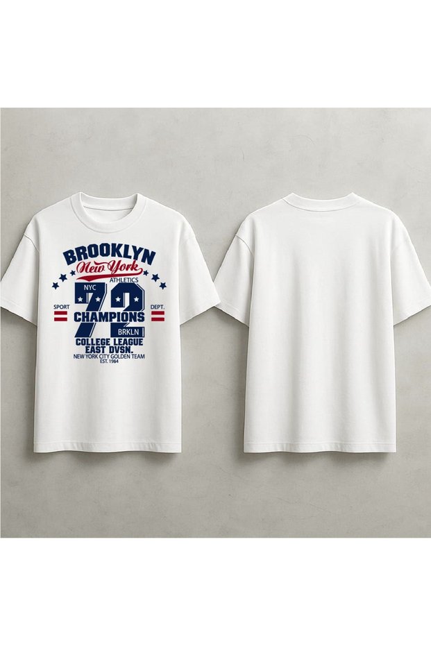 Brooklyn Printed Oversized T-Shirt