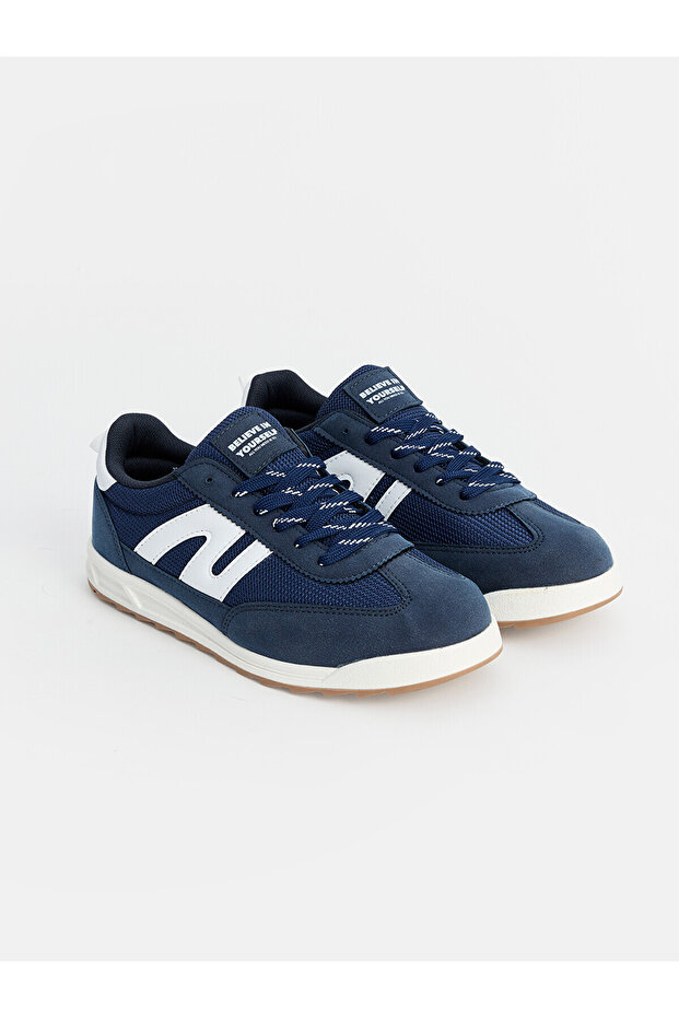 Two Mt Shop Quality Lcw Steps Navy Blue Boys' Sneaker